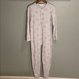 Floral one piece pajama
